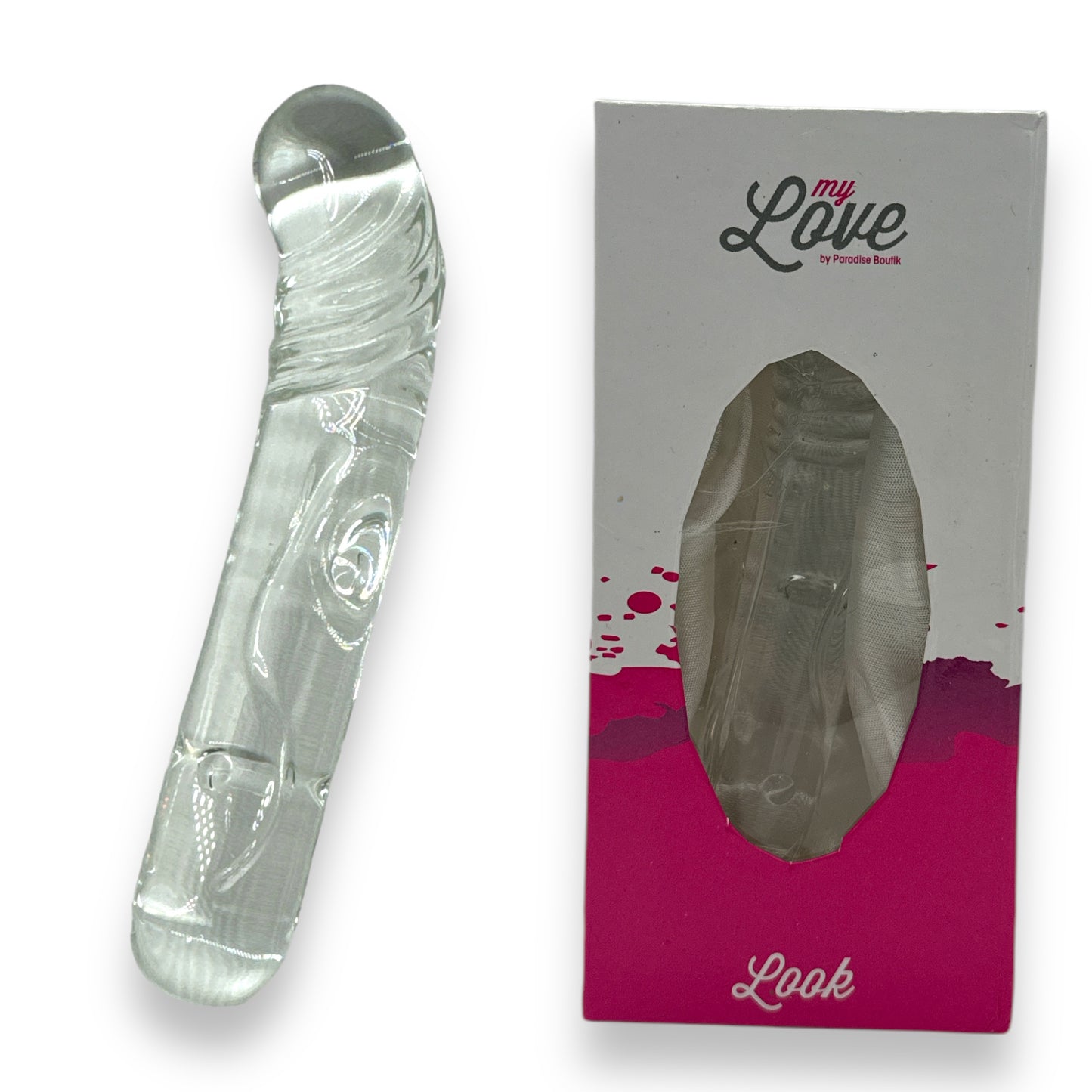 My Love - GL01 -  Glas Dildo Mini Strong - Transparant - 10cm