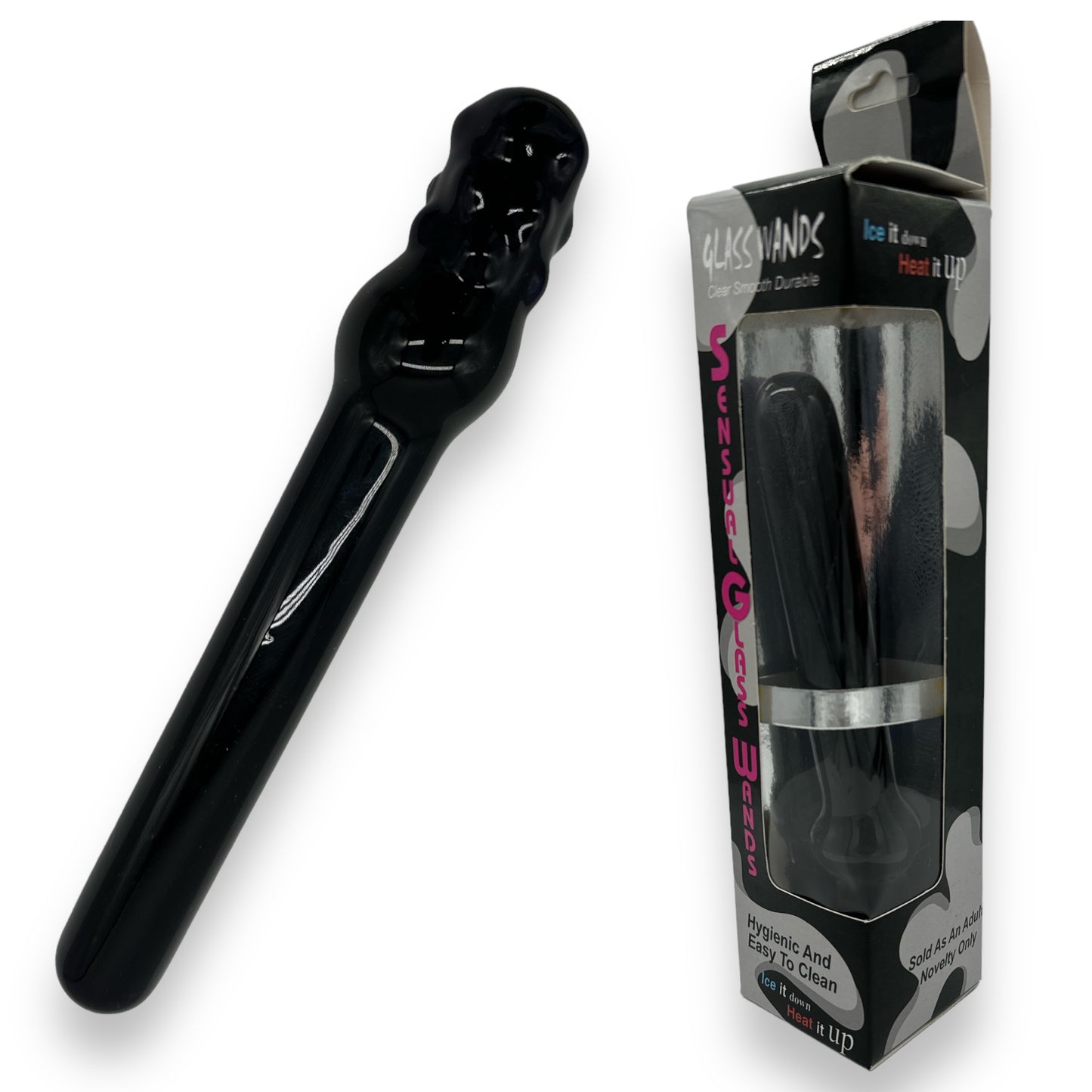 My Love - GL03 -  Glas Dildo Strong - Black - 21cm