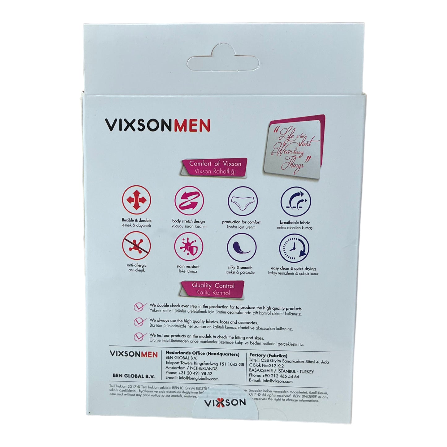 Vixson - VN-5019 - Male Lingerie - One Size S-XL - Black