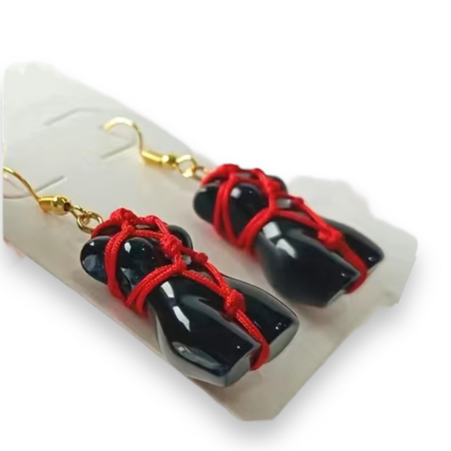 Kinky Pleasure - T007 - Earrings - Sexy Woman Shaped Body (Bondage Girl)