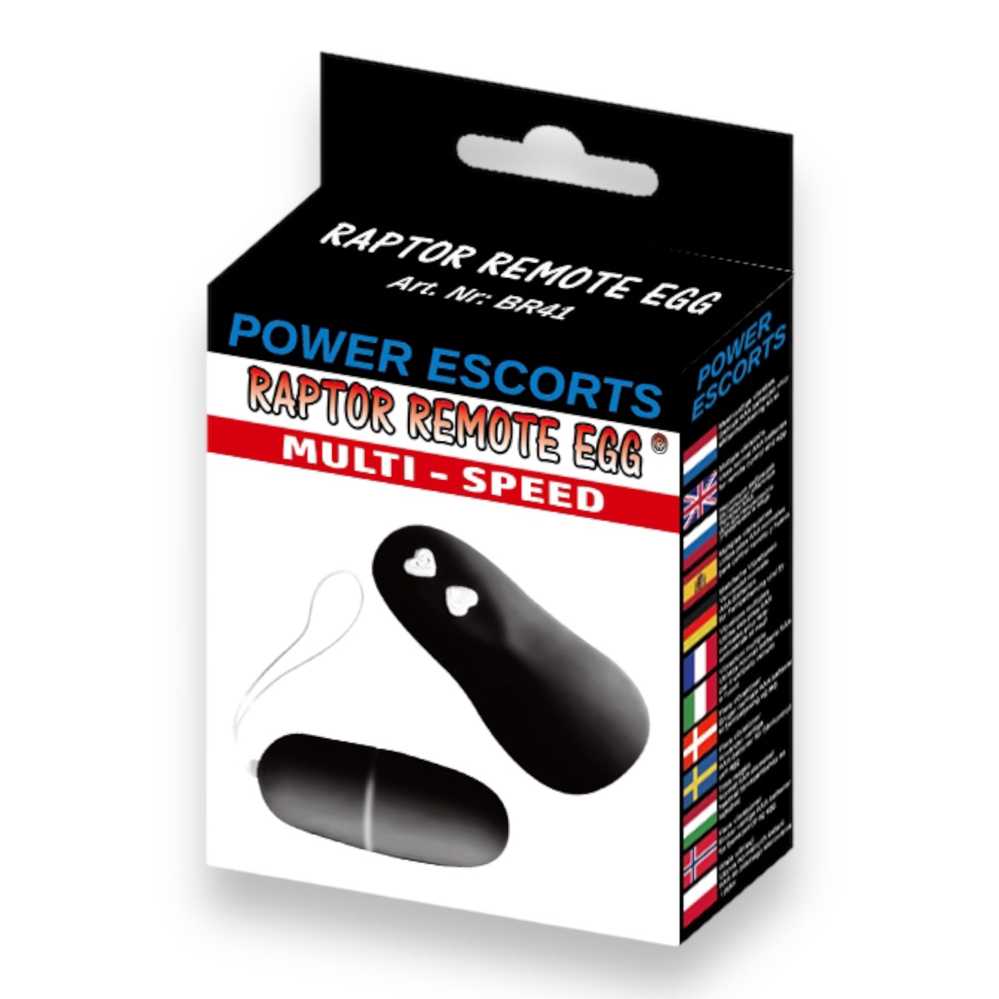 Power Escorts - BR41 - Raptor Remote Egg VIbrating Egg 3 Colours