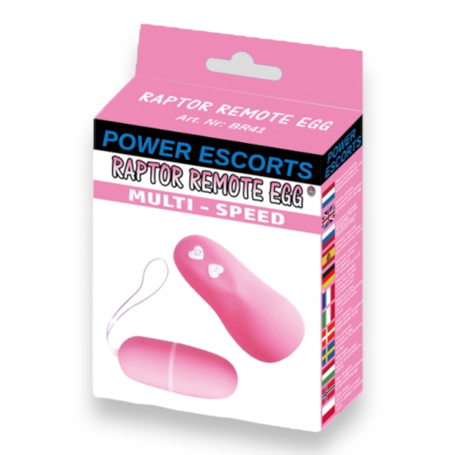 Power Escorts - BR41 - Raptor Remote Egg VIbrating Egg 3 Colours