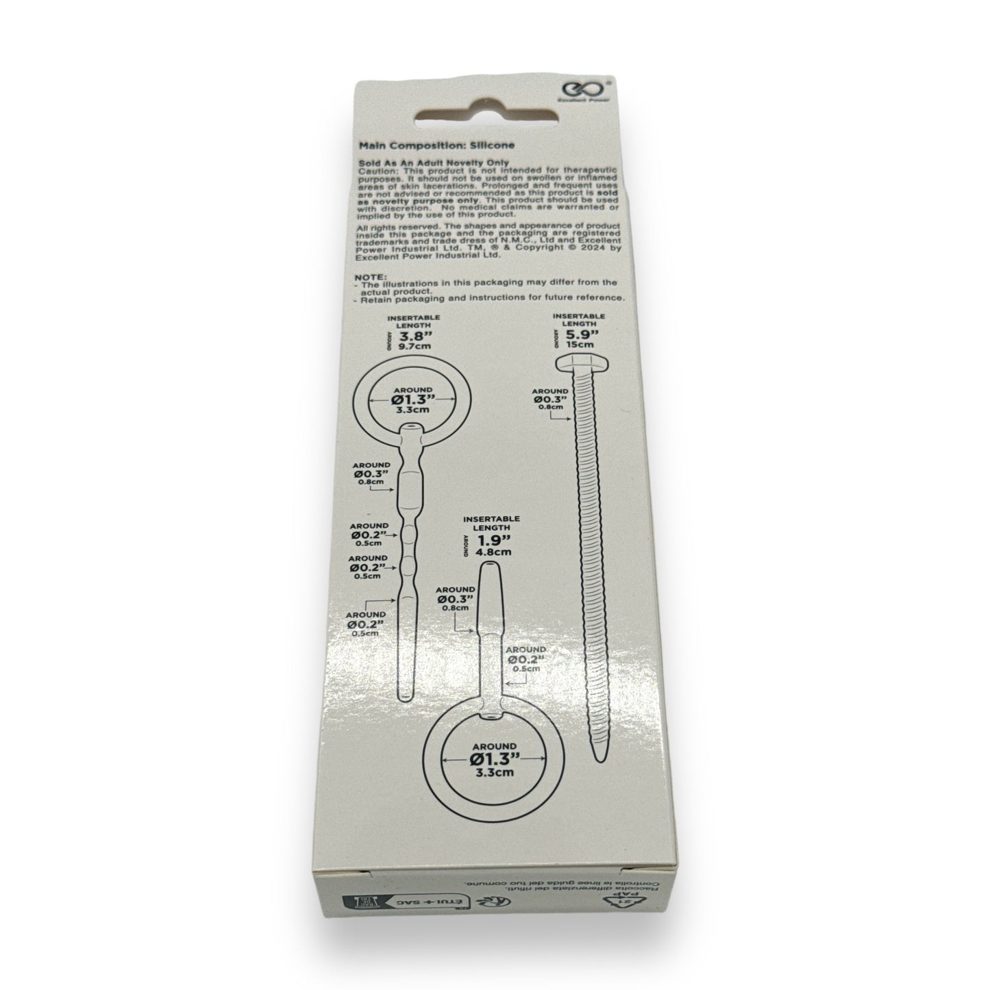 Trendy Deals - TD 27180 - Knot Knot Silicone Plug 3 IN 1 Pack Urethral Set