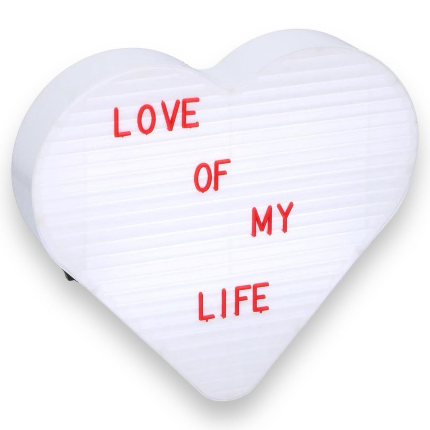 Kinky Pleasure - ED033 - Grundig LED Heart-Shaped Peg Board with 144 Letters