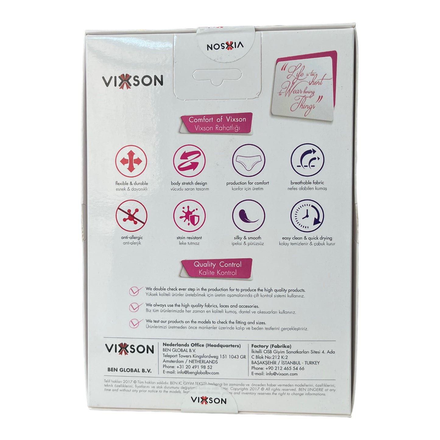 Vixson - VN-7008 - Female Lingerie - One Size S-L - Pink