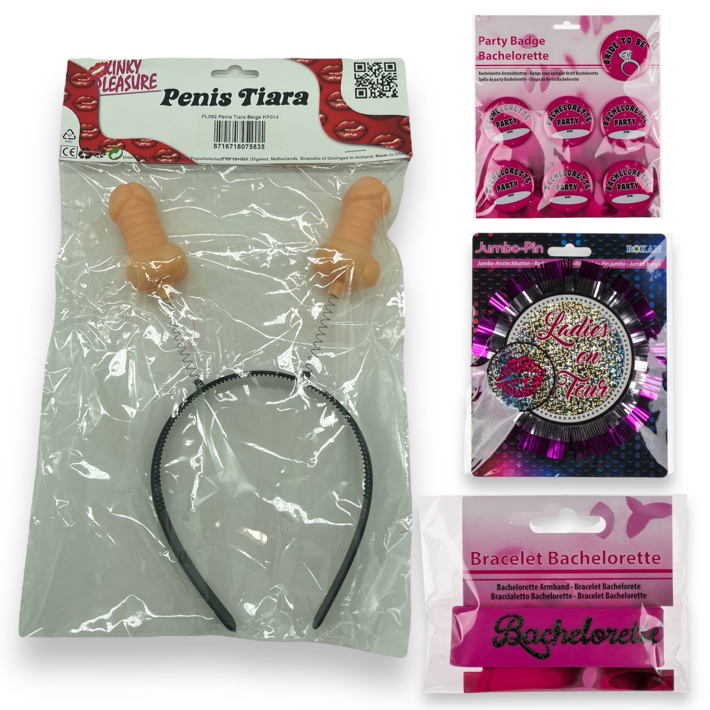 Kinky Pleasure - OB116 - Bachalorette Party Package 9 Pieces