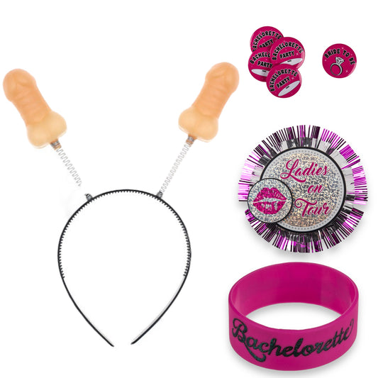 Kinky Pleasure - OB116 - Bachalorette Party Package 9 Pieces