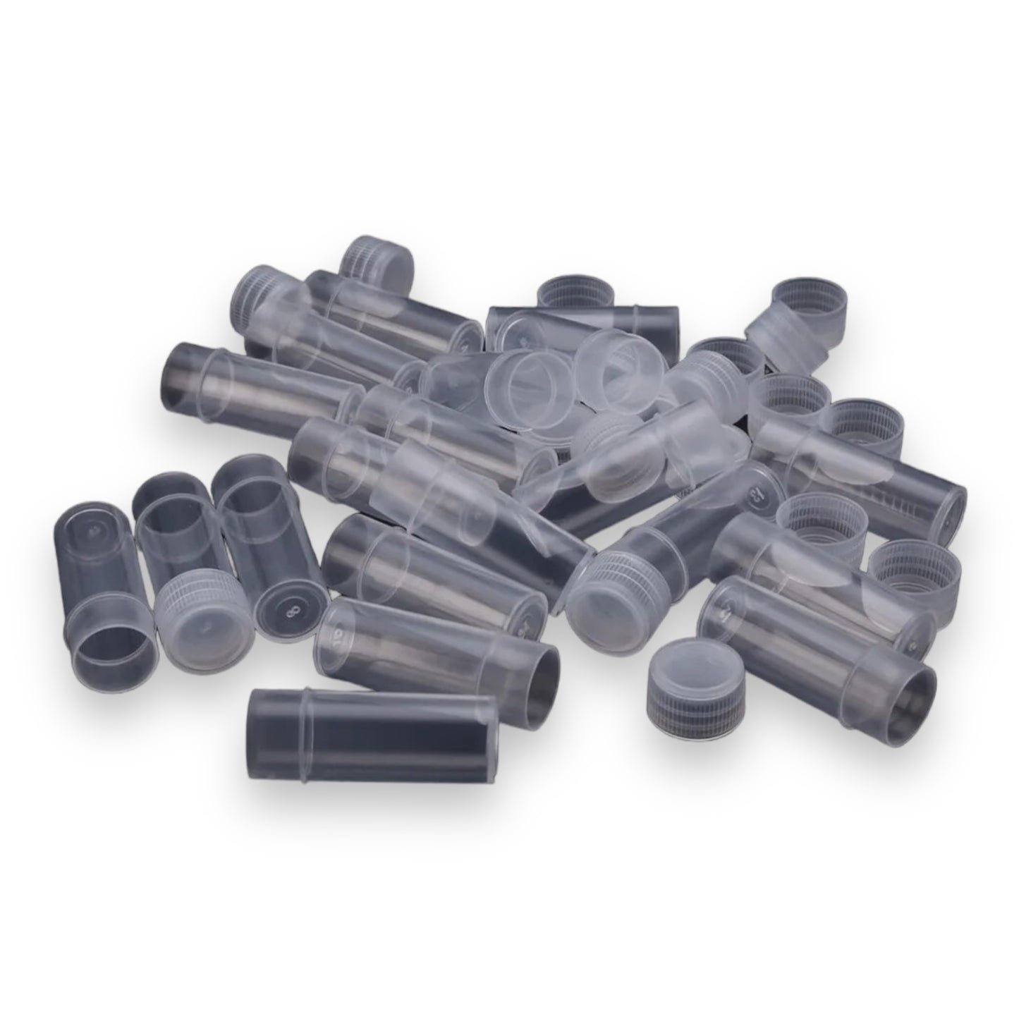 Timmy Toys - AX085 - Plastic Test Tubes - 0.5ml - Clear - 20 Pieces