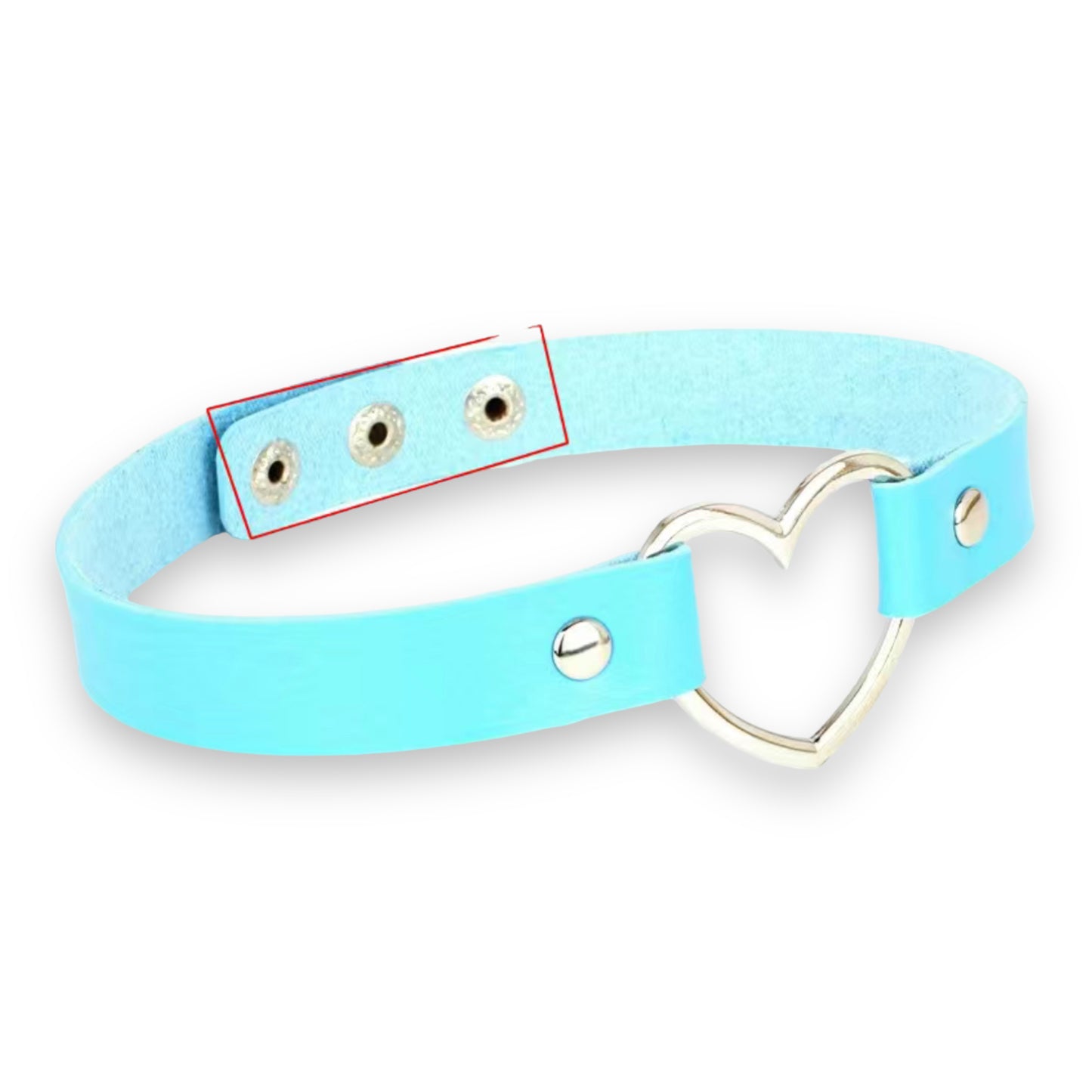 Kinky Pleasure - T008 - Sexy Punk Style Choker - 12 Colours - 40cm