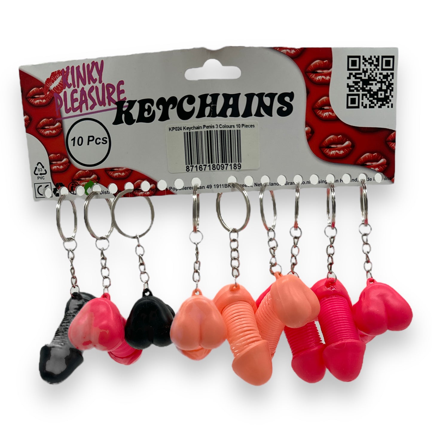 Kinky Pleasure - KP024 - Keychain Penis - 3 Colours