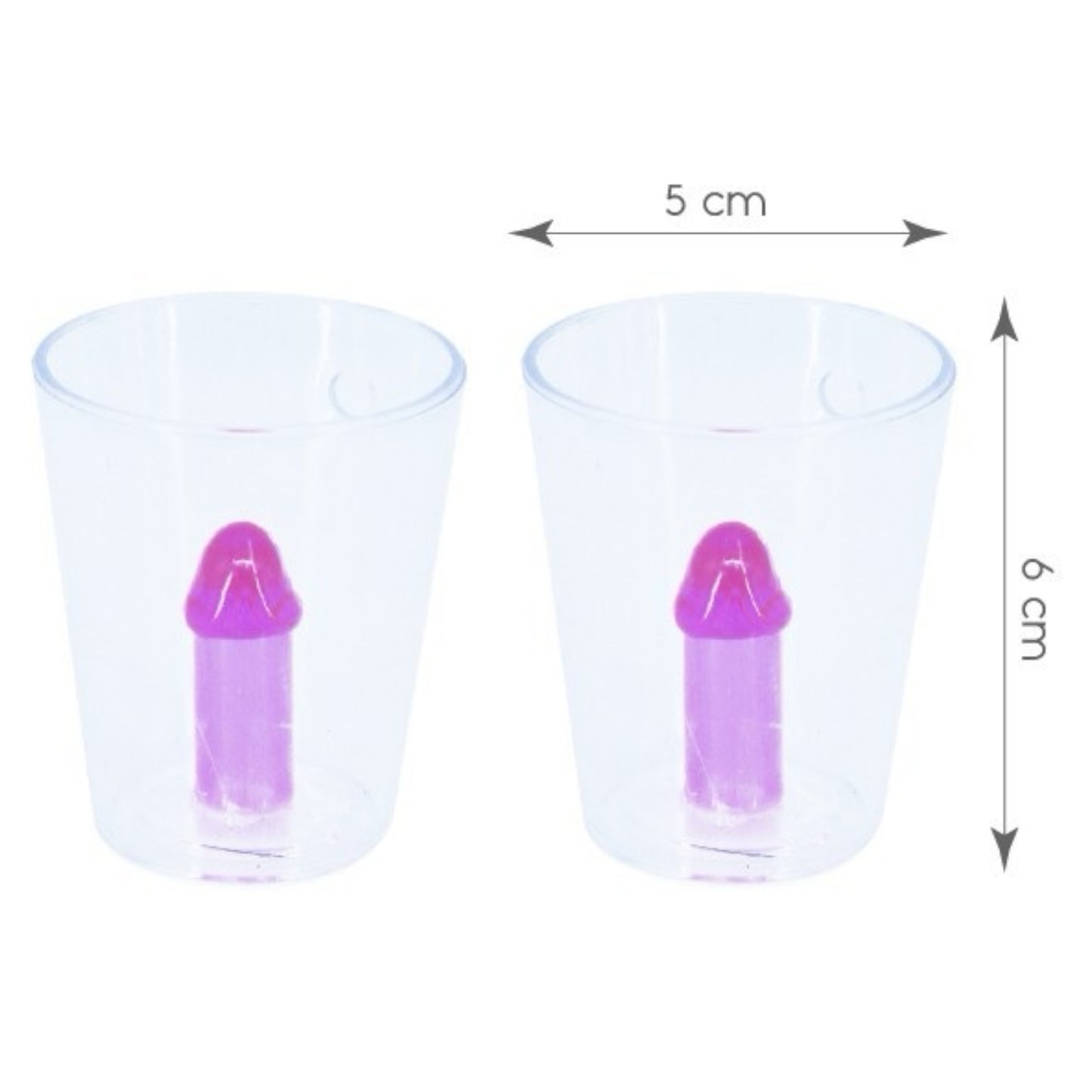 Kinky Pleasure - PL051 - Penis Shotglas 2 Pieces