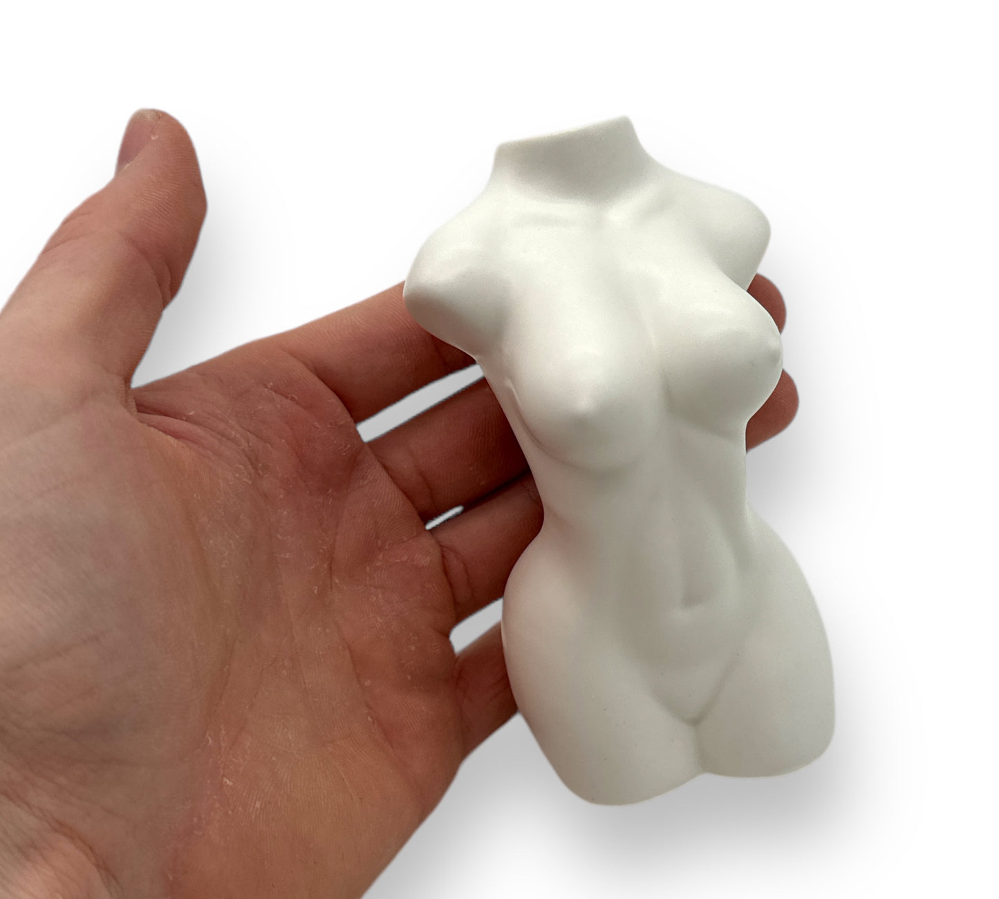 Kinky Pleasure - T029 - Woman Body Vase - White - 12x5.5cm