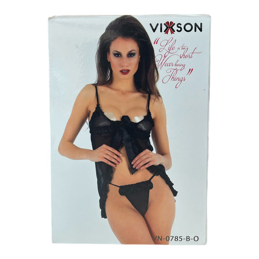 Vixson - VN-0785 - Female Lingerie - One Size S-L - Black and Red