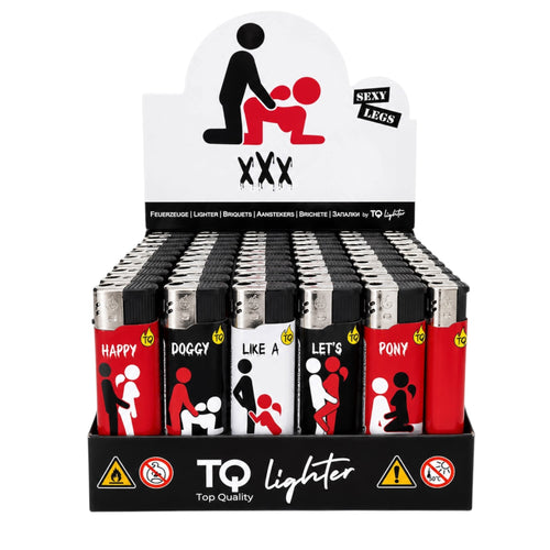 Kinky Pleasure - PB004 - Lighters – Cartoon Sex Positions – 50 Pieces