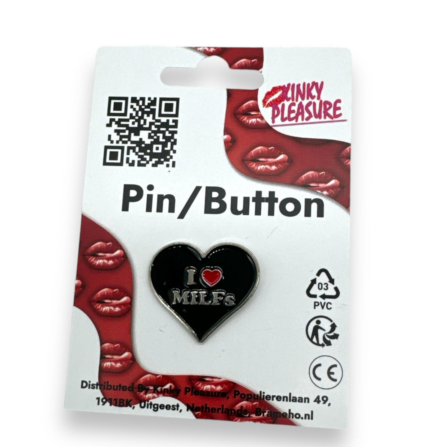 Kinky Pleasure - T024 - Badges For Shirt - Pin/Button/Badge - 6 Models