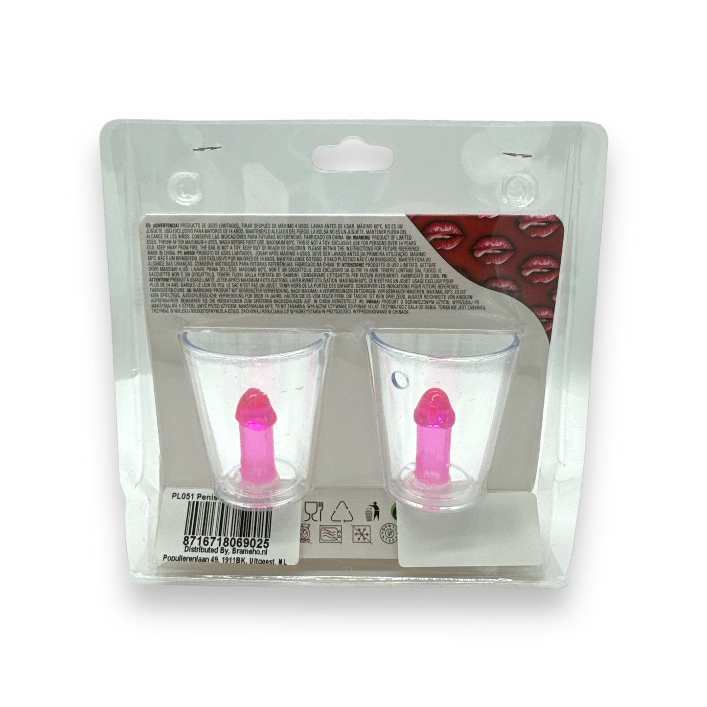 Kinky Pleasure - PL051 - Penis Shotglas 2 Pieces