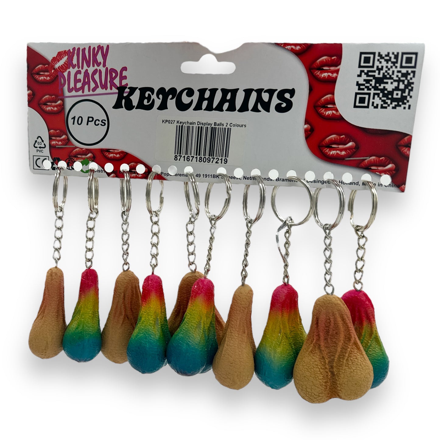 Kinky Pleasure - KP027 - Keychain Balls - 2 Colours