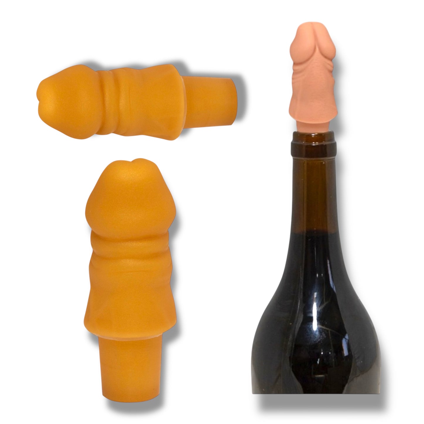 Kinky Pleasure - DS021 - Penis Wine Bottle Stopper - Fun and Functional