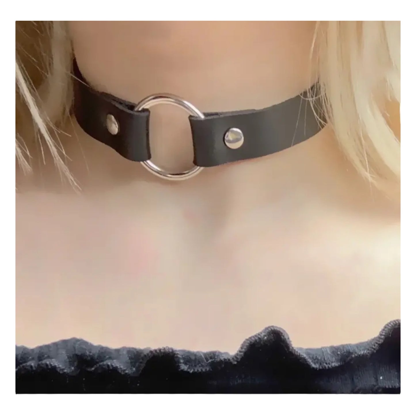 Kinky Pleasure - T008 - Sexy Punk Style Choker - 12 Colours - 40cm