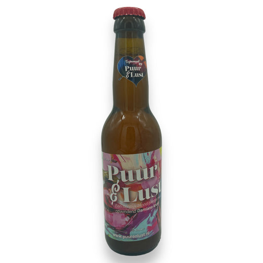 Kinky Pleasure - Puur & Lust - Blond Beer - Damiana Kruid - 33cl - 1 Piece