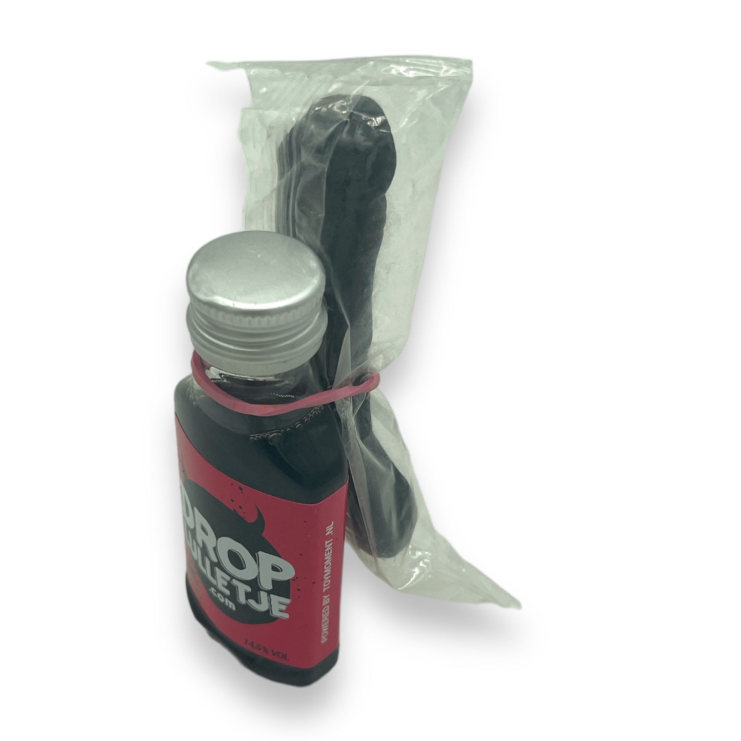 Kinky Pleasure - Pure & Lust - Penis Candy Drop Shot 2pcs - Black - 20ml - 14.5% - 1 Piece