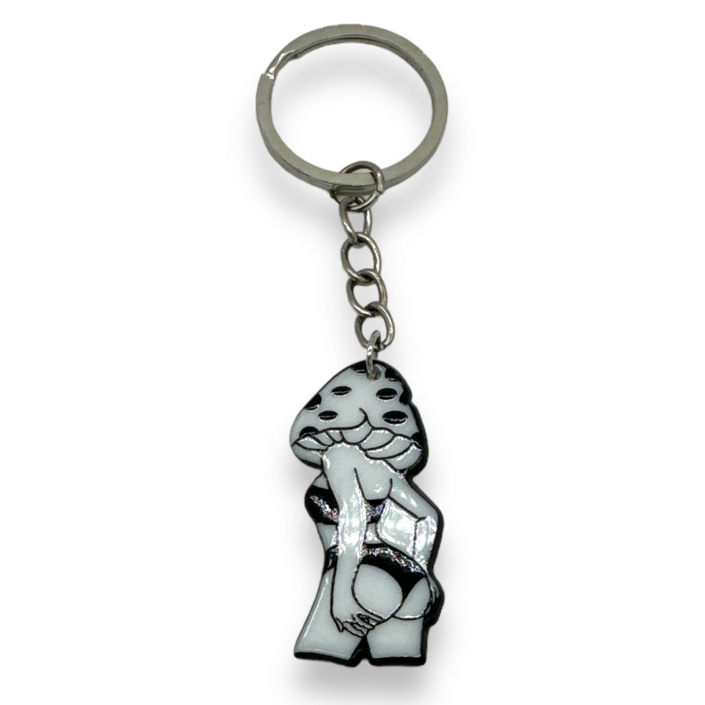 Kinky Pleasure - T055 -Keychain Sexy Mushroom Girl - 2 Colours