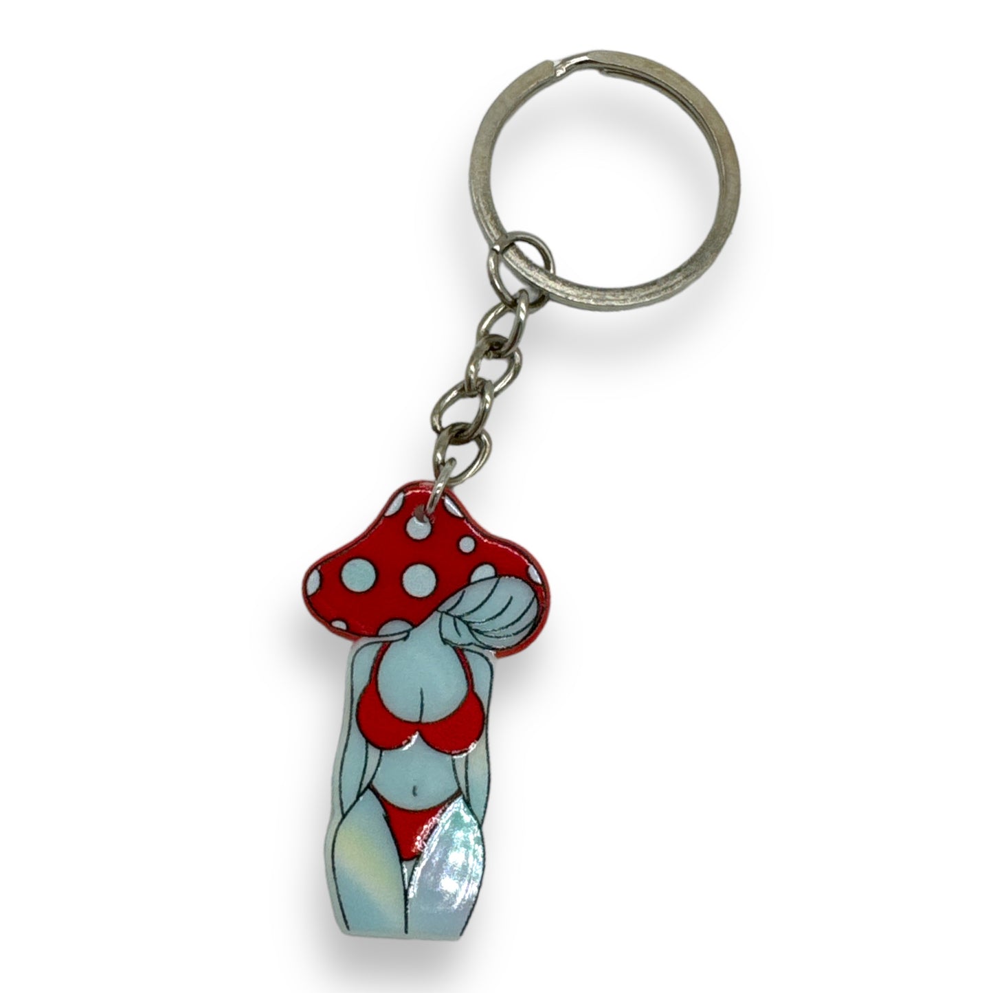 Kinky Pleasure - T055 -Keychain Sexy Mushroom Girl - 2 Colours