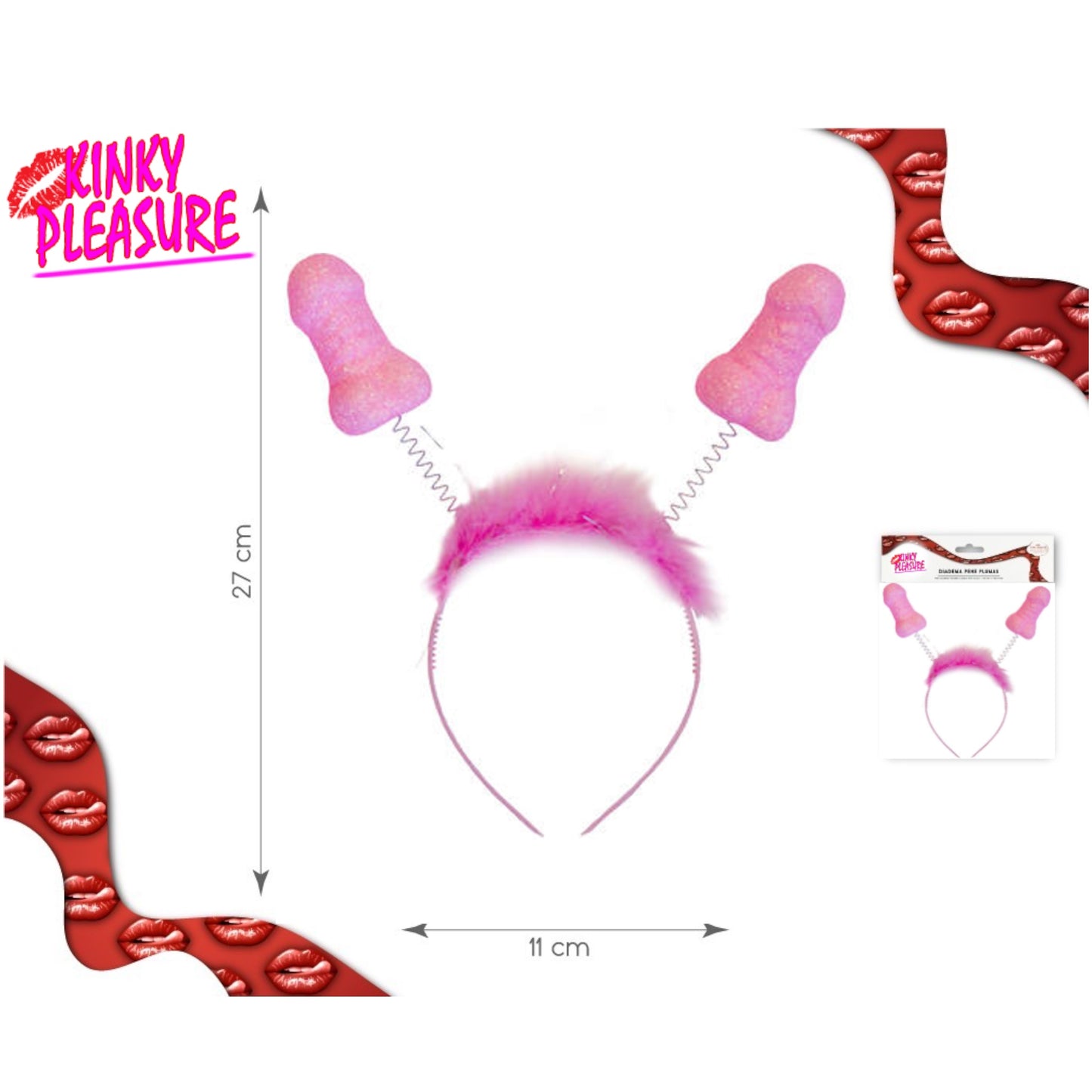 Kinky Pleasure - KP014 - Penis Tiara - Pink