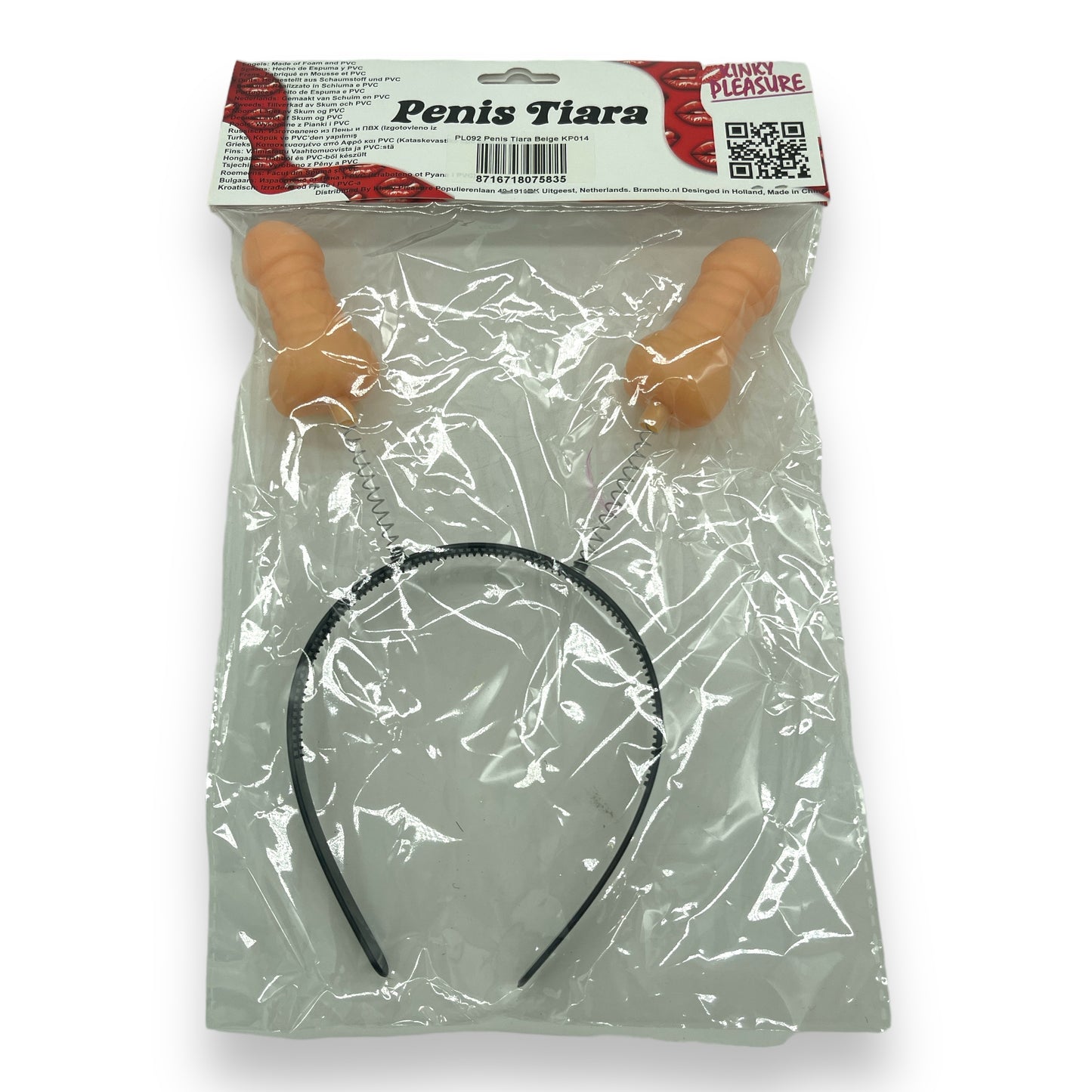 Kinky Pleasure - PL092 - Penis Tiara - Beige - 1 Piece