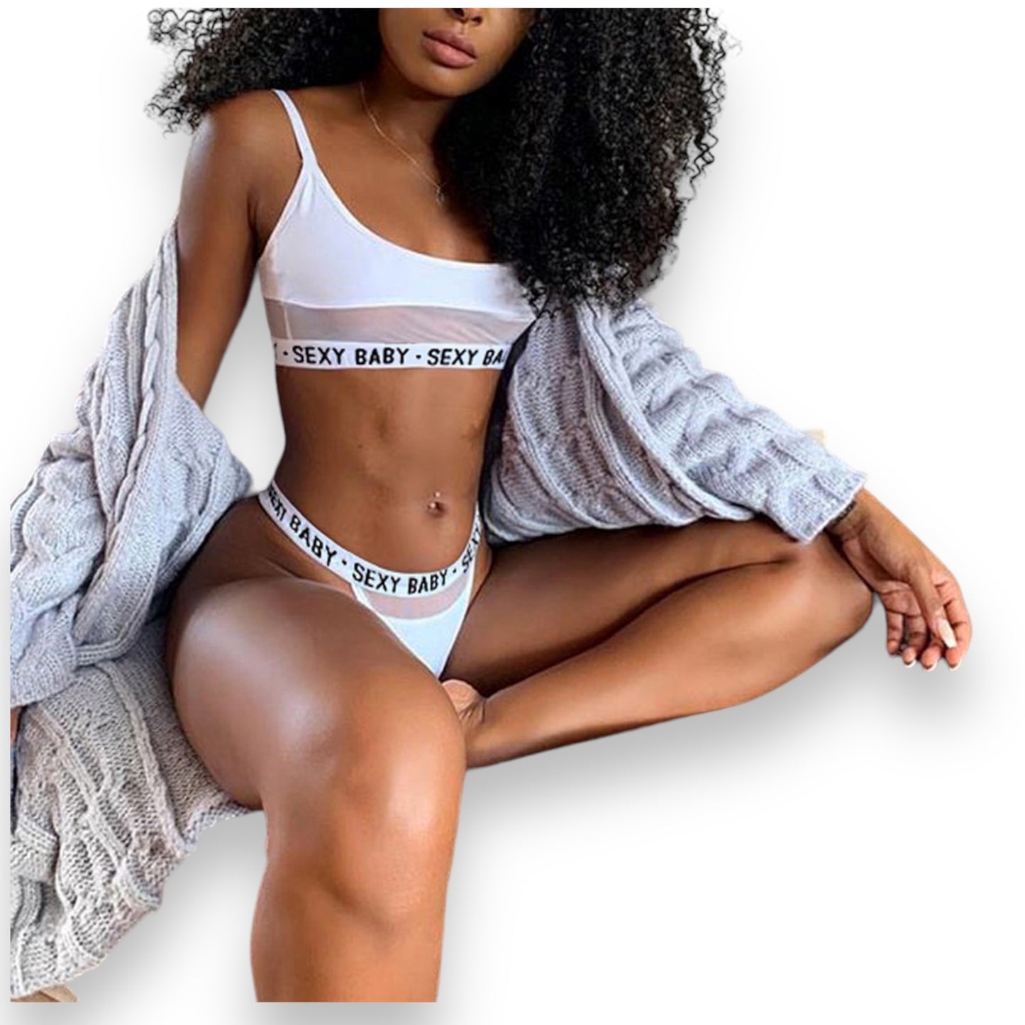 Kinky Pleasure - KPL02 - Sexy Lingerie - One Size Fits Most - 3 Sizes - 2 Colours - 1 Piece