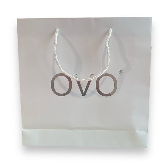 OVO - SH004 - Shopping Bag - White - Small - 1 Piece