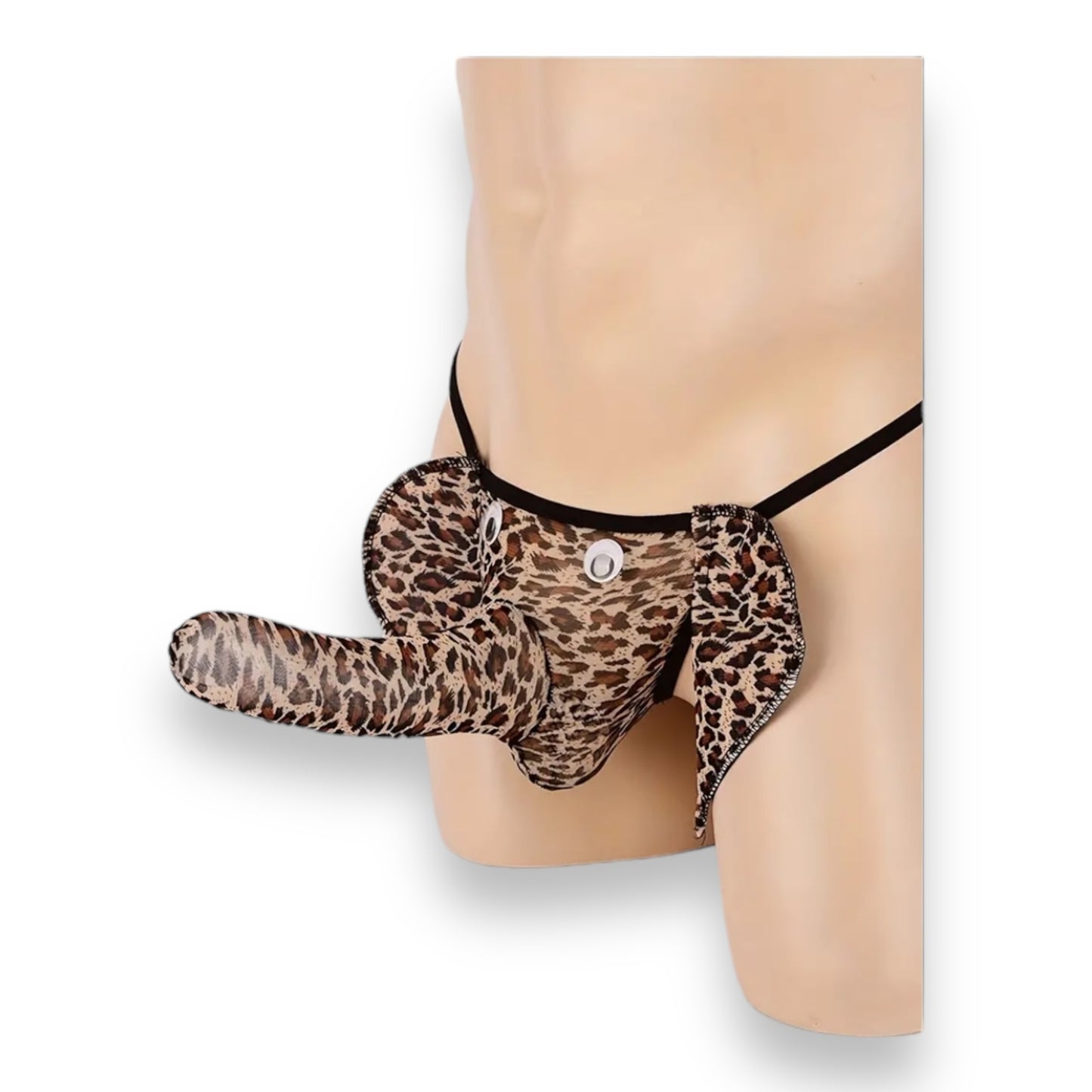 Kinky Pleasure - T037 - Olifant Men Slip Panter Print - One Size