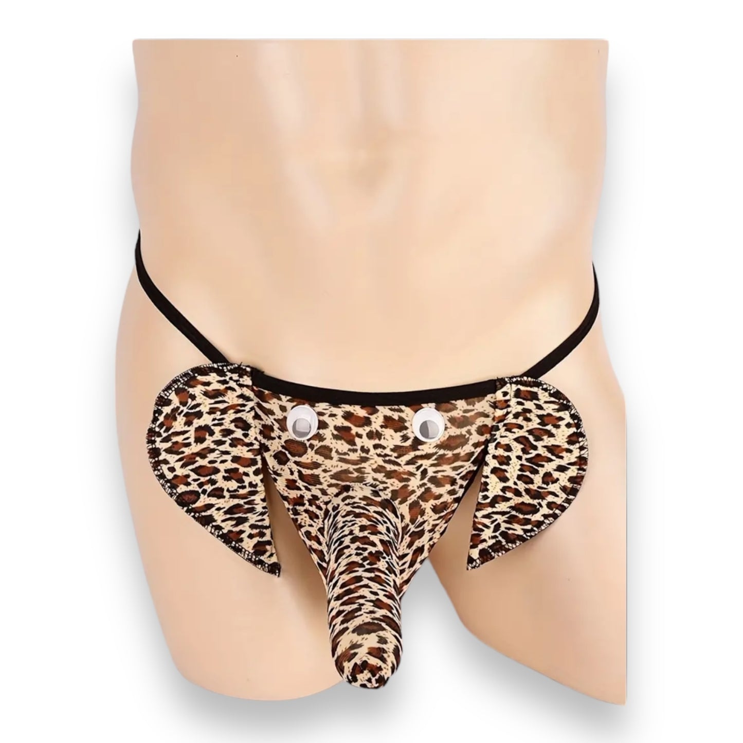 Kinky Pleasure - T037 - Olifant Men Slip Panter Print - One Size