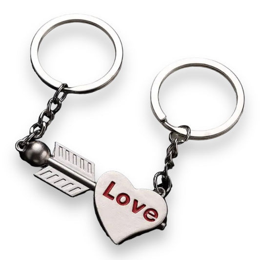 Kinky Pleasure - T038 - Keychain Heart With Arrow Forever Togerther