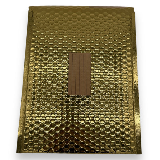 Timmy Toys - PP003 - Metallic Glossy Bubble Envelop - 33x26cm - Gold - 1 Piece