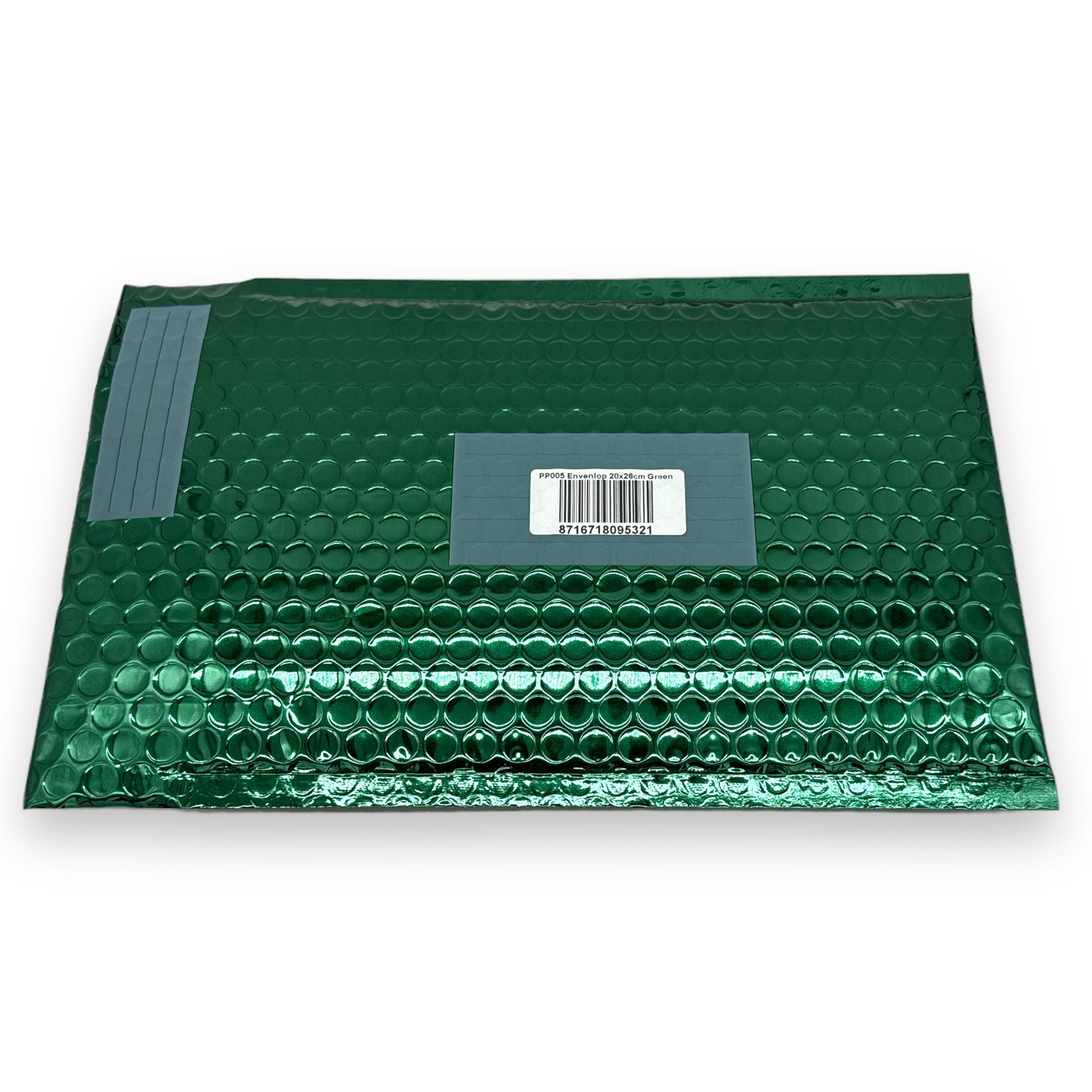 Timmy Toys - PP005 - Metallic Glossy Bubble Envelop - 20X26cm - Green - 1 Piece
