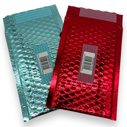 Timmy Toys - PP008 - Metallic Glossy Bubble Envelop - 21X14cm - 2 Colours - 10 Pieces