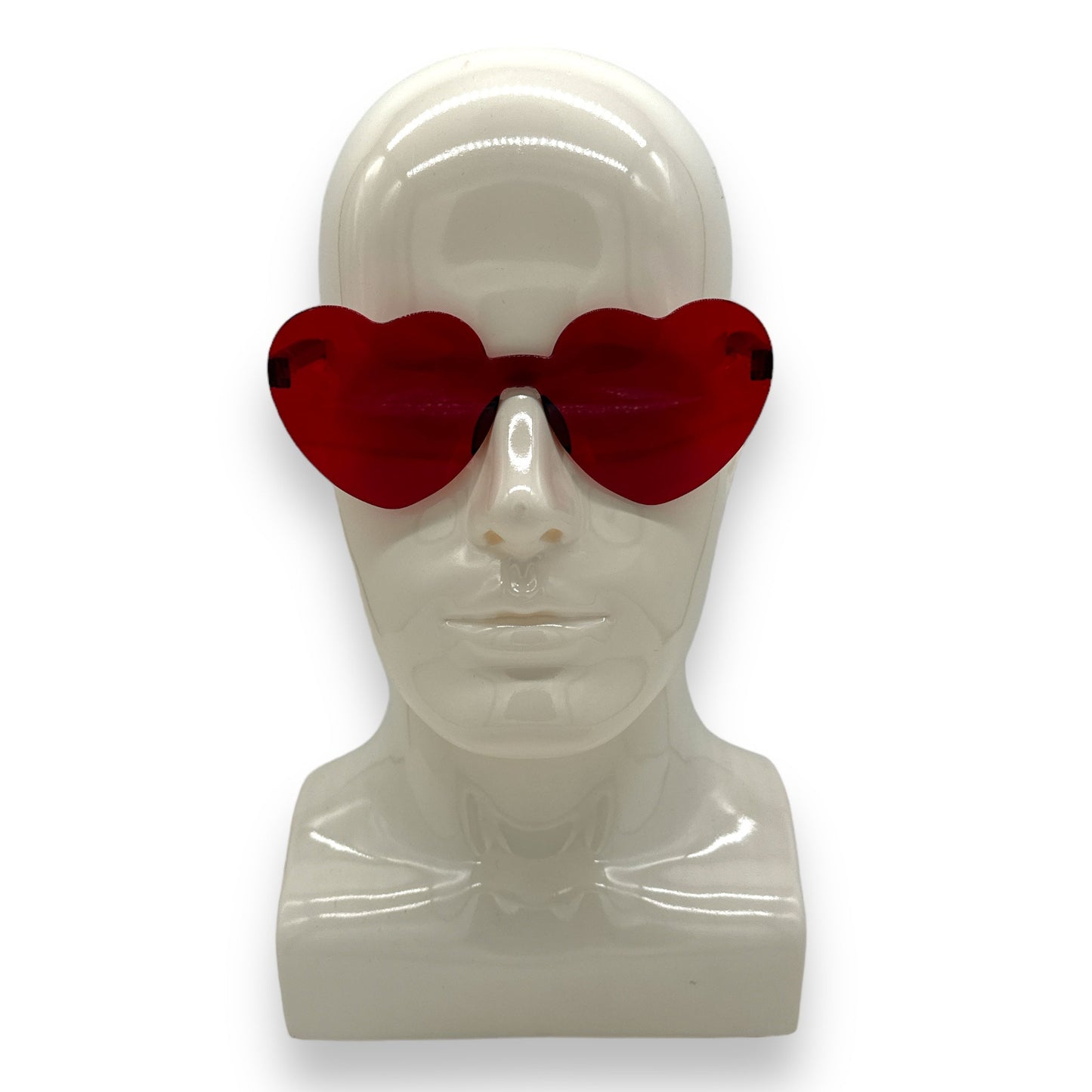 Kinky Pleasure - S017 - Heart Glasses - Red