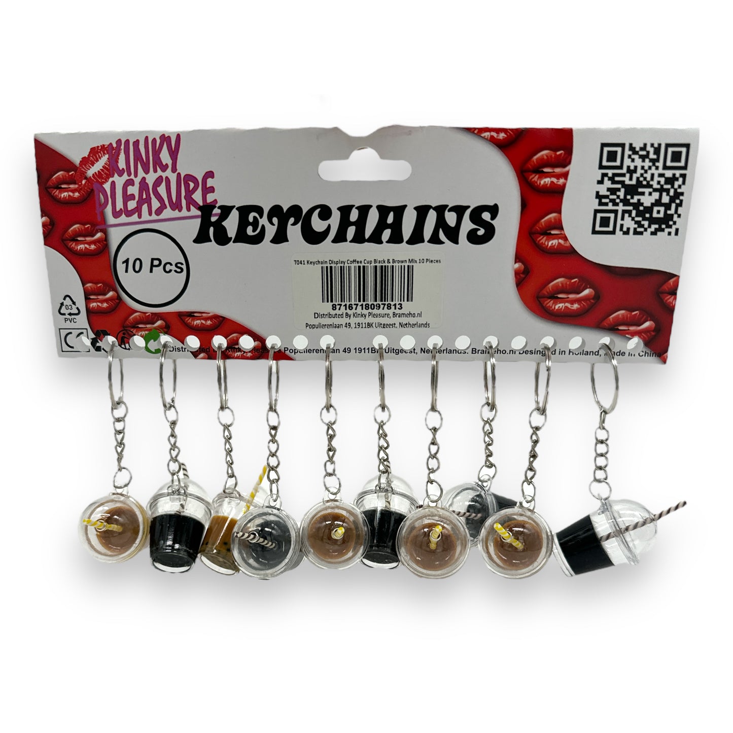Kinky Pleasure - T041 - Keychain Coffe Cups - 2 Models