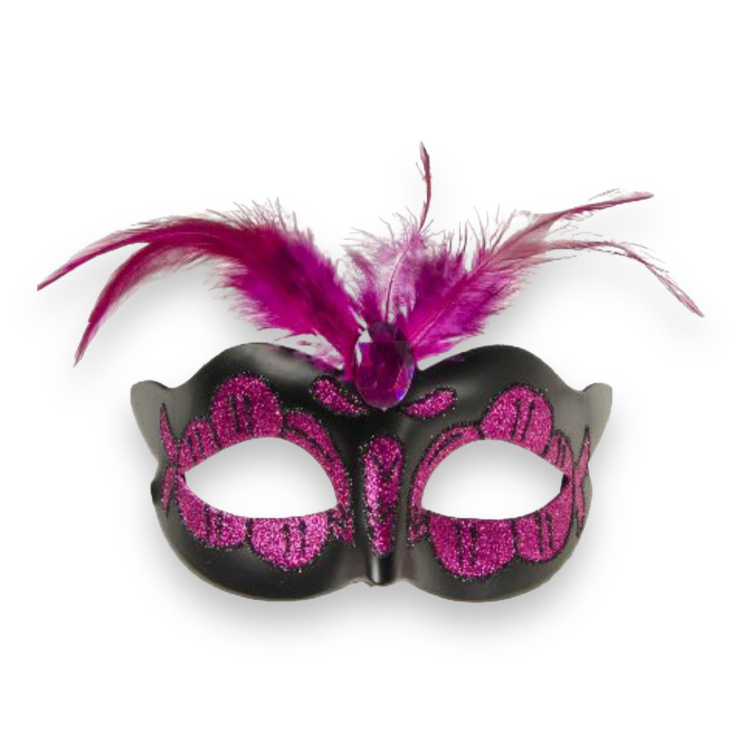 Power Escorts  - BR248 - Luxury Venetian Love Mask With Diamond - 6 Colours