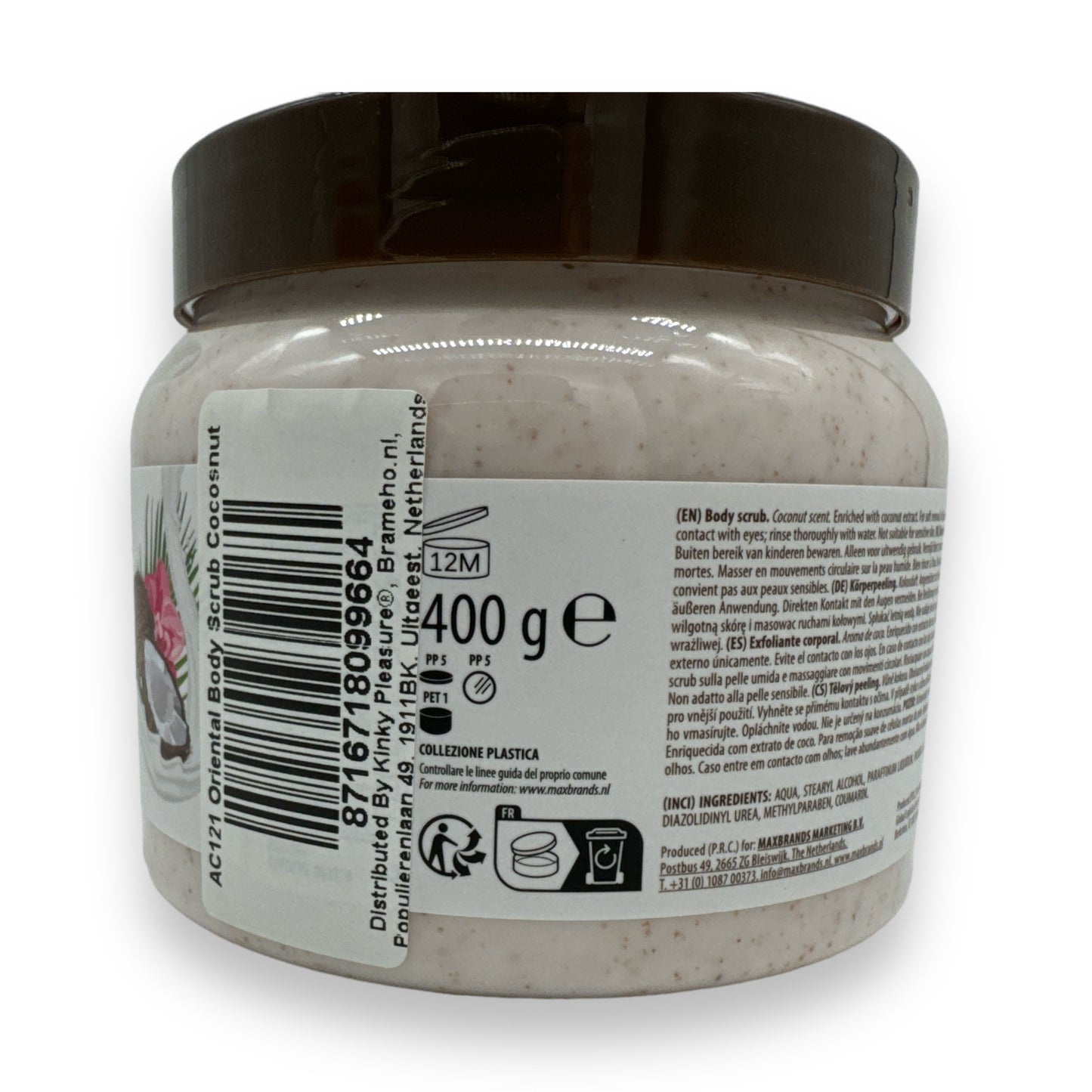 Kinky Pleasure - AC121 - Oriental Body Scrub Cocosnut - 400Grams