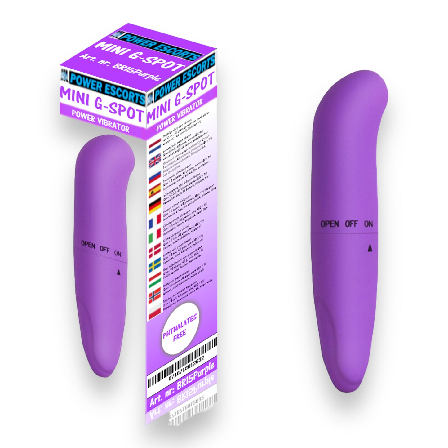 Power Escorts - BR15 - Mini G Spot Vibrator - 5 Colours