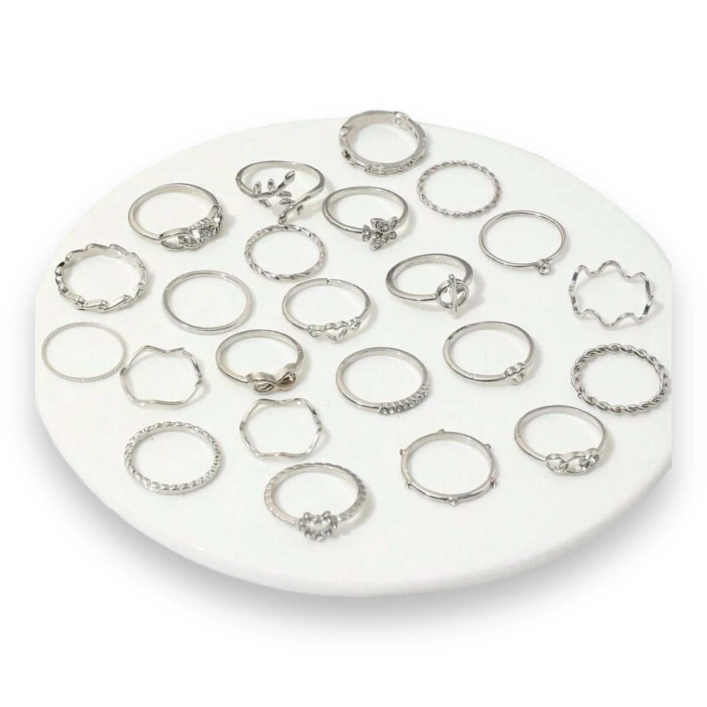 Kinky Pleasure - S027 - Ring Collection Set Gold Or Silver - 23 Pieces