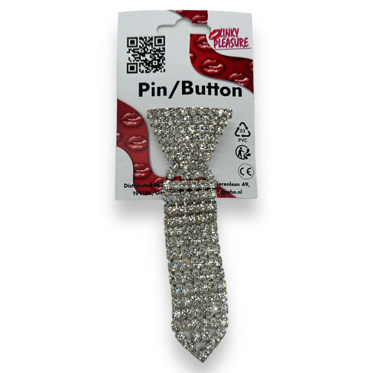 Kinky Pleasure - MP001 - Diamond Mini Tie Badge - 12.5cm