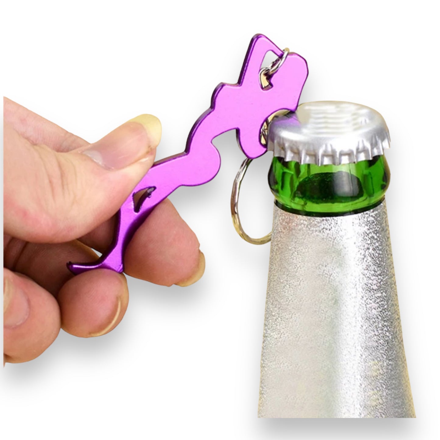 Kinky Pleasure - KP029 - Keychain - Bottle Opener - Sexy Body Shaped Woman - 5 Colours