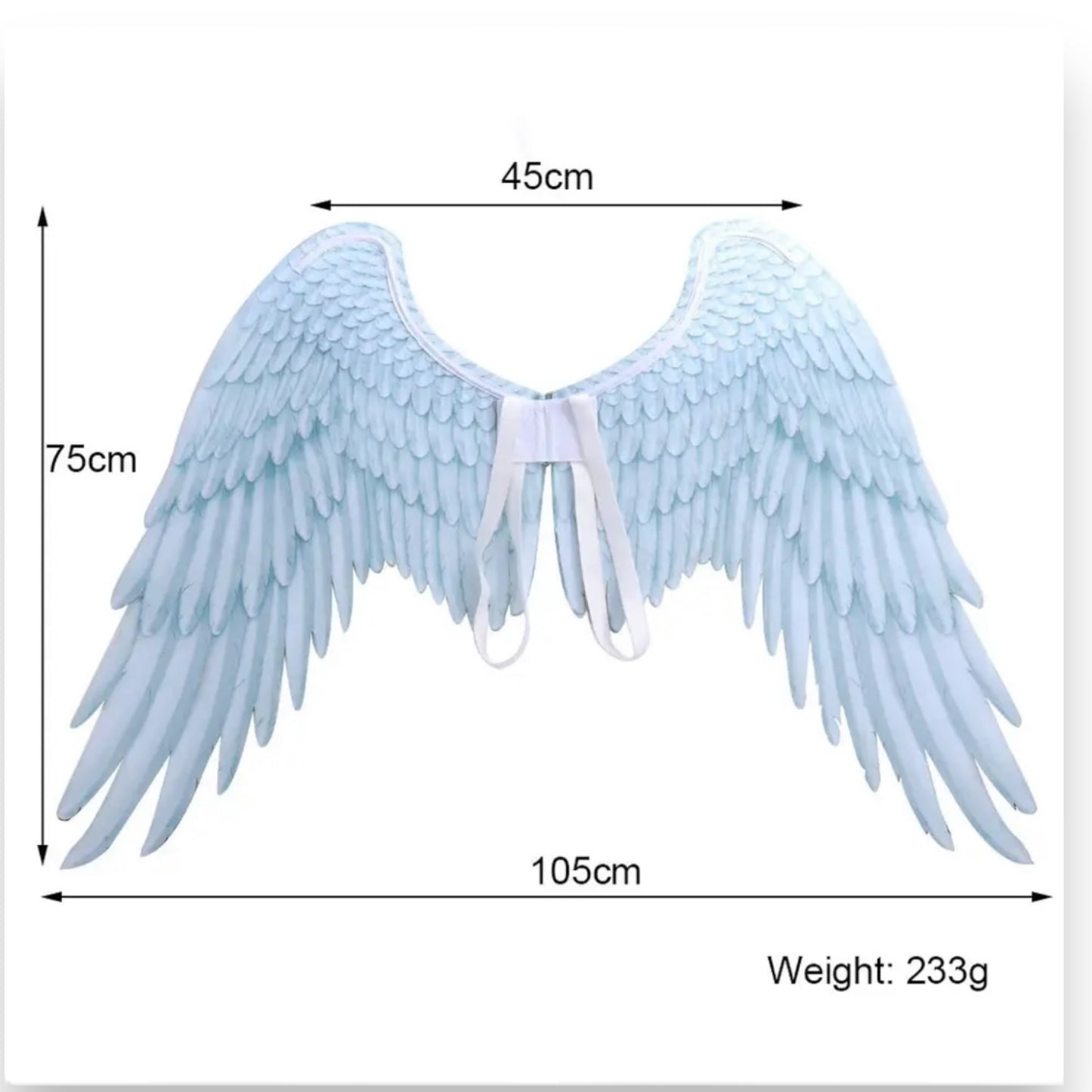 Kinky Pleasure  - AX095 - Angel Wings - 105x75x45 - 233gr - 2 Colours