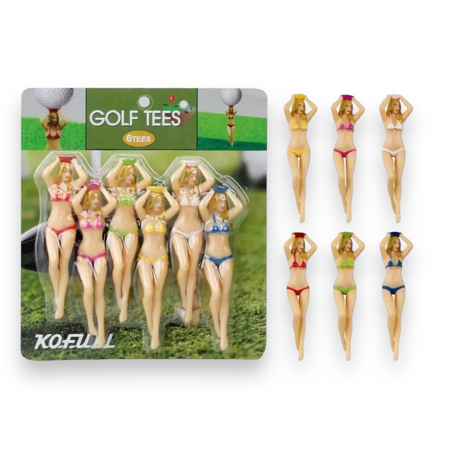 Kinky Pleasure - T062 - Golf Tees - 4 Models