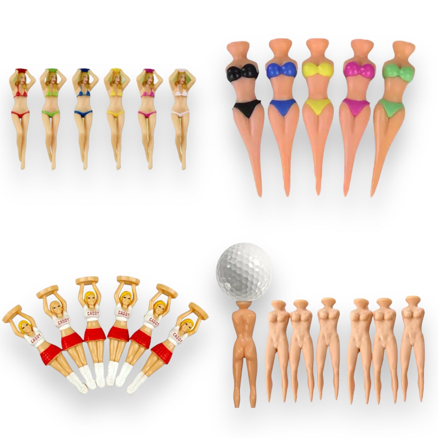 Kinky Pleasure - T062 - Golf Tees - 4 Models