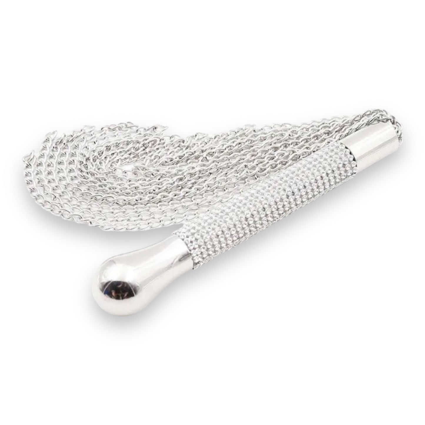 Kinky Pleasure - KP018 - Diamond Whip With Metallic Hairs - BDSM - Flogger