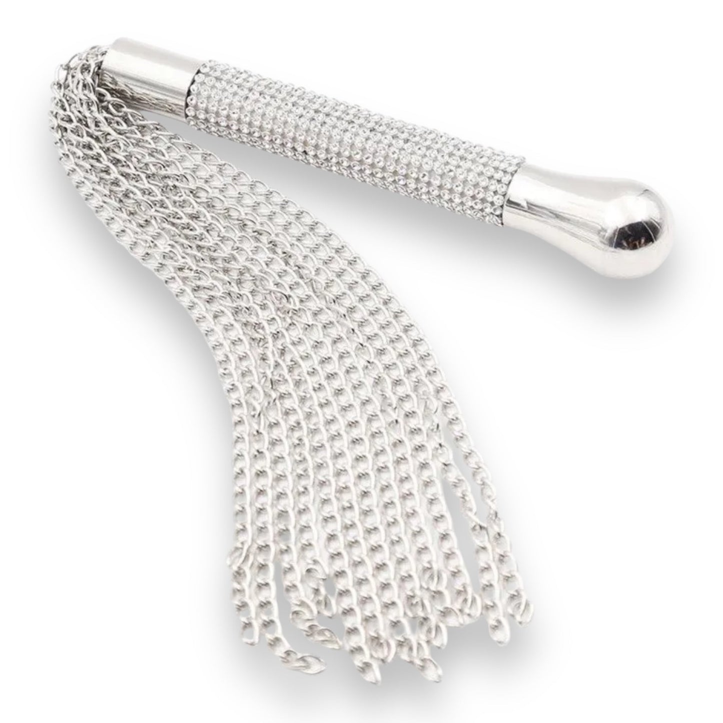 Kinky Pleasure - KP018 - Diamond Whip With Metallic Hairs - BDSM - Flogger